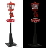 VidaXL Straatlantaarn met kerstman LED 180 cm