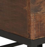 VidaXL Kruk 35x35x40 cm massief gerecycled hout