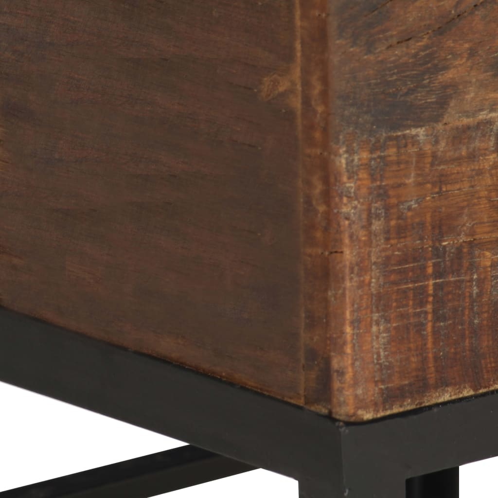 VidaXL Kruk 35x35x40 cm massief gerecycled hout