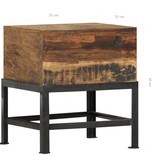 VidaXL Kruk 35x35x40 cm massief gerecycled hout