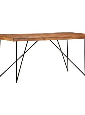 vidaXL Eettafel 180x90x76 cm massief acaciahout