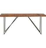 VidaXL Eettafel 180x90x76 cm massief acaciahout