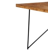 VidaXL Eettafel 180x90x76 cm massief acaciahout