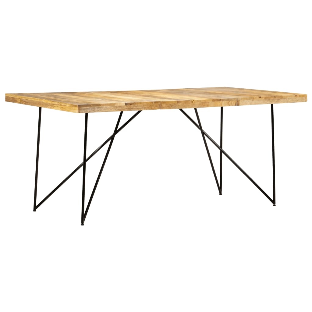 vidaXL Eettafel 180x90x76 cm massief mangohout