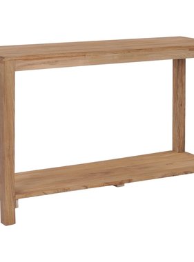 VidaXL Wandtafel 120x35x75 cm massief teakhout