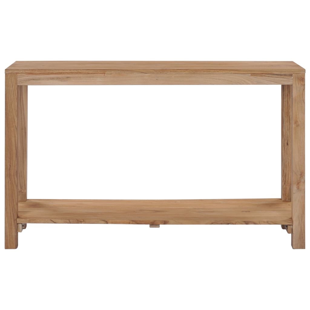 vidaXL Wandtafel 120x35x75 cm massief teakhout