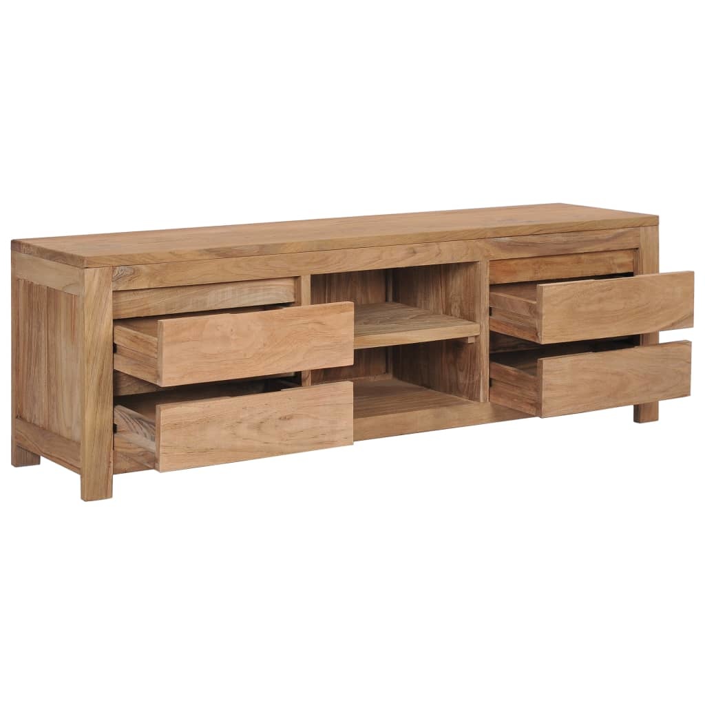 vidaXL Tv-meubel 120x30x40 cm massief teakhout