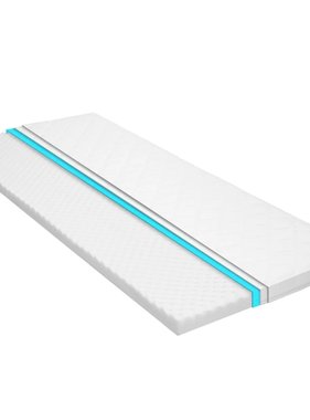 VidaXL Topmatras ei-profiel 6 cm koudschuim 120x200 cm