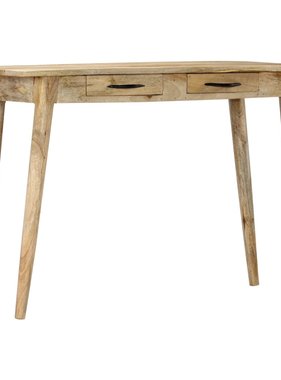 VidaXL Wandtafel 115x40x75 cm massief ruw mangohout