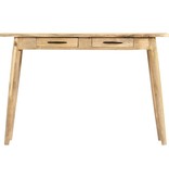 VidaXL Wandtafel 115x40x75 cm massief ruw mangohout
