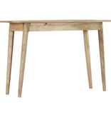 VidaXL Wandtafel 115x40x75 cm massief ruw mangohout