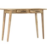 VidaXL Wandtafel 115x40x75 cm massief ruw mangohout