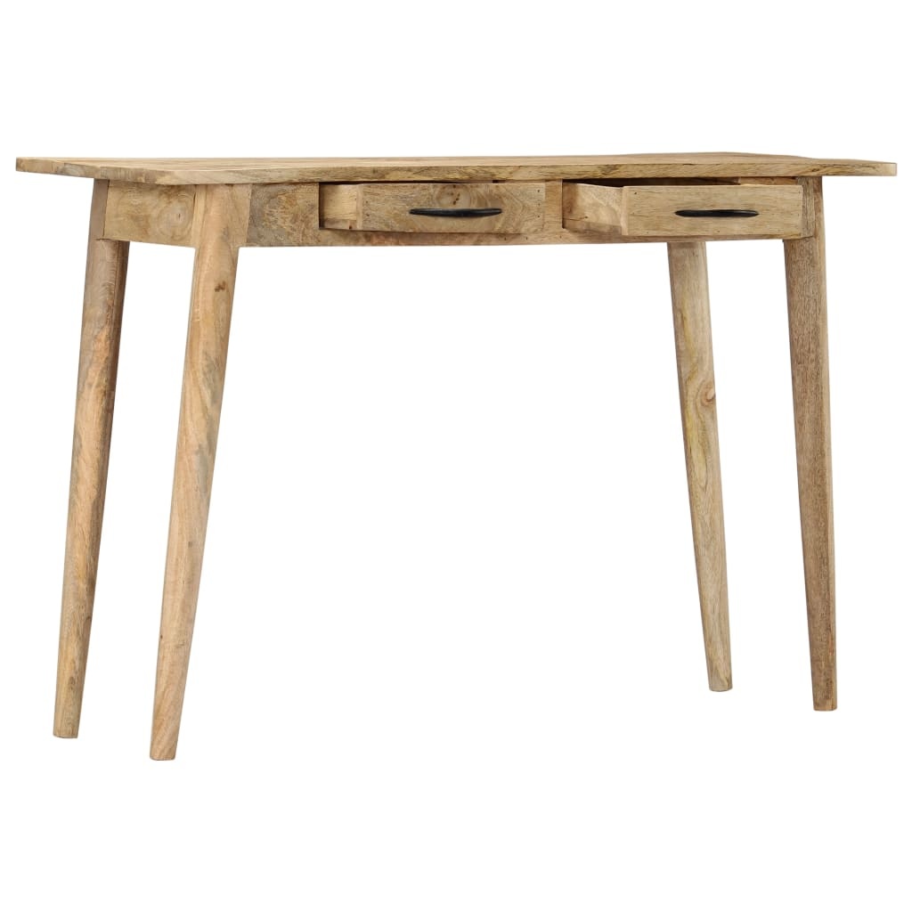 VidaXL Wandtafel 115x40x75 cm massief ruw mangohout