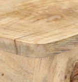 VidaXL Wandtafel 115x40x75 cm massief ruw mangohout