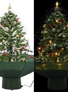 VidaXL Kerstboom sneeuwend met paraplubasis 75 cm groen