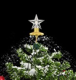VidaXL Kerstboom sneeuwend met paraplubasis 75 cm groen