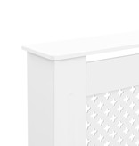 vidaXL Radiatorombouw 172x19x81,5 cm MDF wit