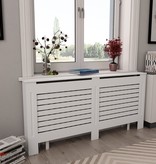 VidaXL Radiatorombouw 172x19x81,5 cm MDF wit