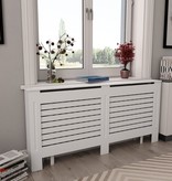 vidaXL Radiatorombouw 172x19x81,5 cm MDF wit