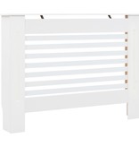 VidaXL Radiatorombouw 112x19x81,5 cm MDF wit