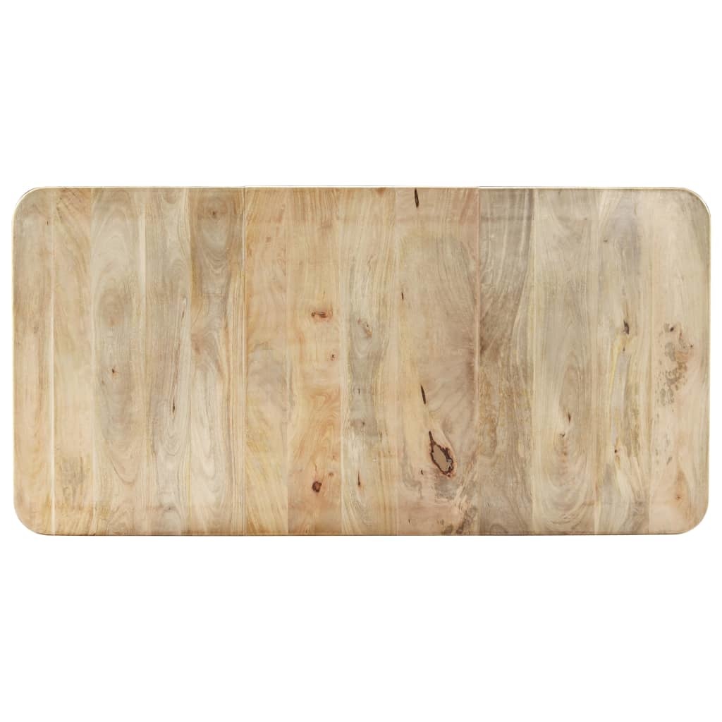 vidaXL Eettafel 180x90x76 cm massief mangohout