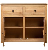 VidaXL Dressoir Panama Range 93x40x80 cm massief grenenhout