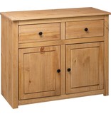 VidaXL Dressoir Panama Range 93x40x80 cm massief grenenhout