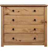 VidaXL Bijzetkast Panama Range 80x40x73 cm grenenhout
