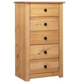 VidaXL Dressoir Panama Range 46x40x89 cm grenenhout