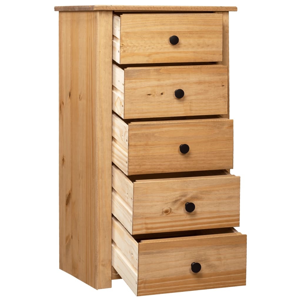 VidaXL Dressoir Panama Range 46x40x89 cm grenenhout