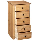 VidaXL Dressoir Panama Range 46x40x89 cm grenenhout