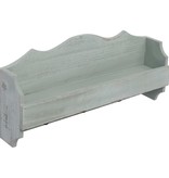 vidaXL Wandkapstok 50x10x23 cm hout groen