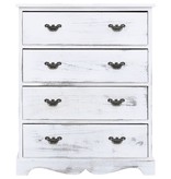 VidaXL Ladekast 60x30x75 cm hout wit