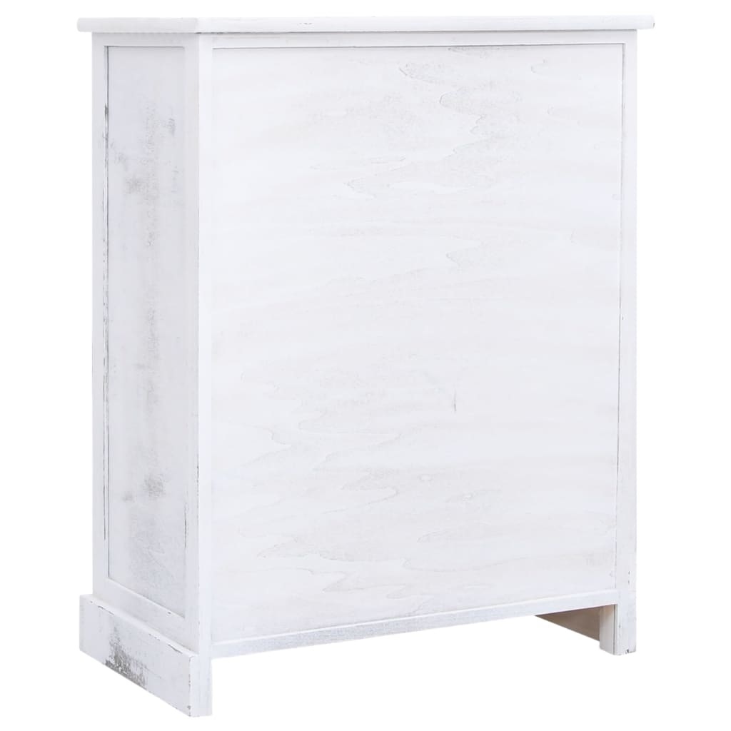 VidaXL Ladekast 60x30x75 cm hout wit