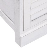 VidaXL Dressoir met 10 lades 113x30x79 cm hout wit