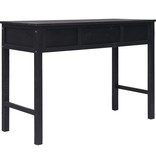 VidaXL Wandtafel 110x45x76 cm hout zwart