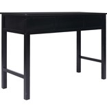 VidaXL Schrijftafel 110x45x76 cm hout zwart