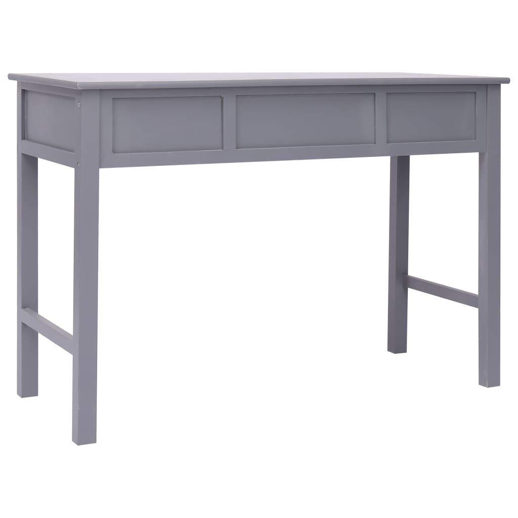 VidaXL Schrijftafel 110x45x76 cm hout grijs
