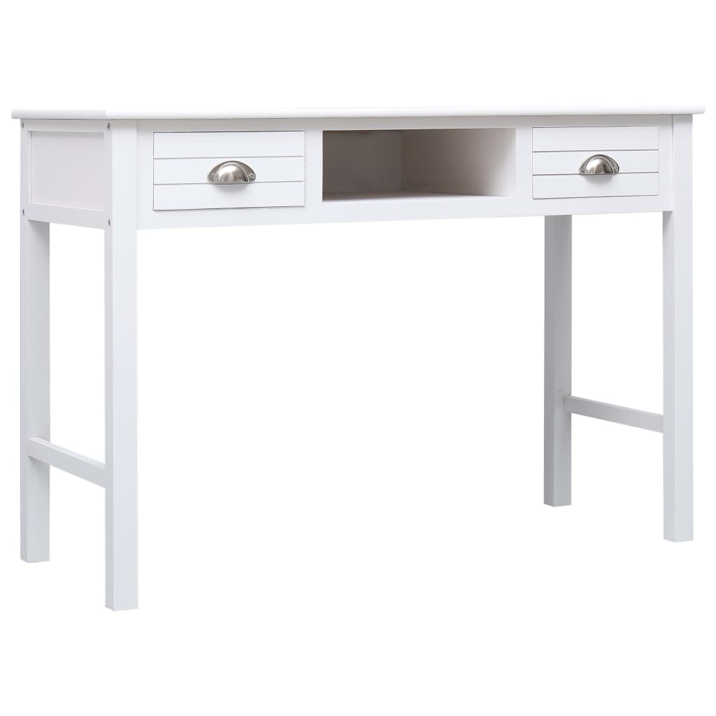 VidaXL Schrijftafel 110x45x76 cm hout wit