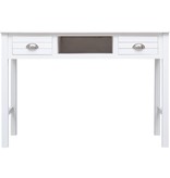 VidaXL Schrijftafel 110x45x76 cm hout wit