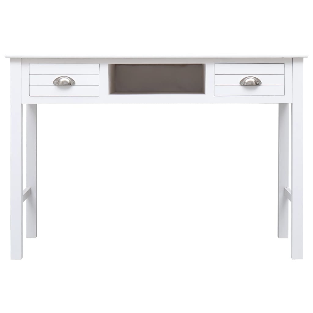 VidaXL Schrijftafel 110x45x76 cm hout wit