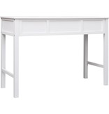 VidaXL Schrijftafel 110x45x76 cm hout wit