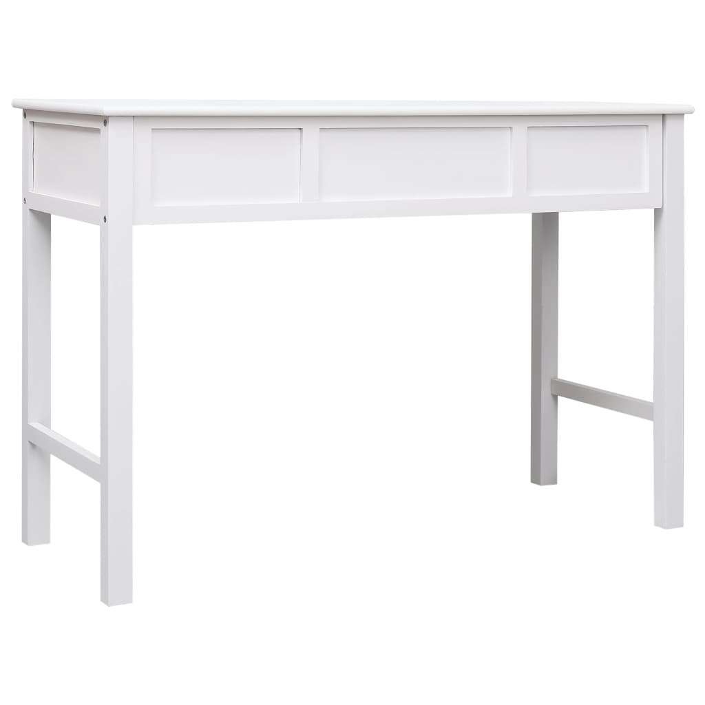 VidaXL Schrijftafel 110x45x76 cm hout wit