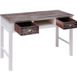 VidaXL Schrijftafel 110x45x76 cm hout bruin