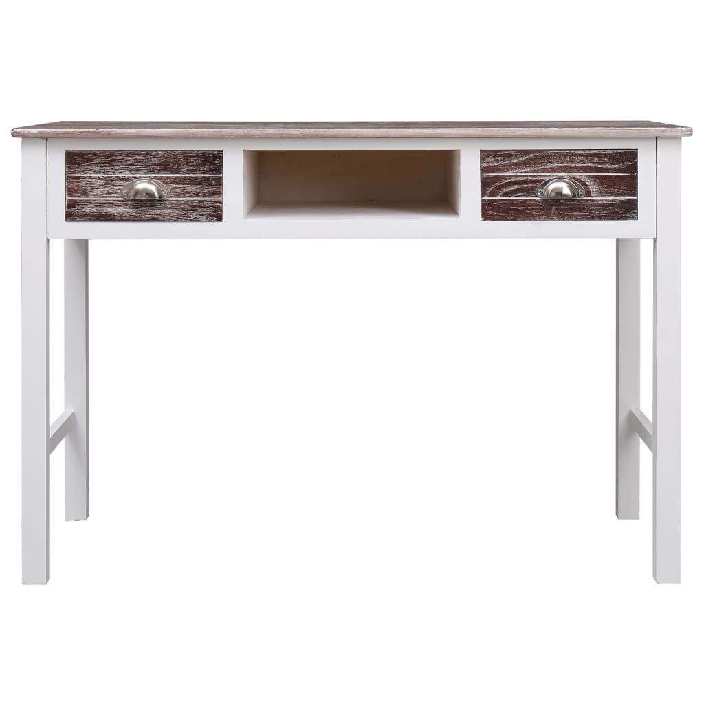 VidaXL Schrijftafel 110x45x76 cm hout bruin