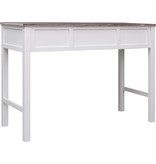 VidaXL Schrijftafel 110x45x76 cm hout bruin