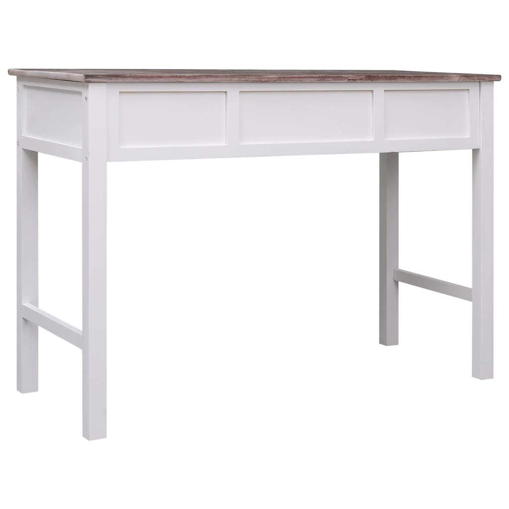 VidaXL Schrijftafel 110x45x76 cm hout bruin