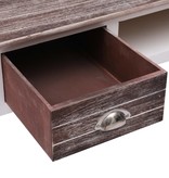 VidaXL Schrijftafel 110x45x76 cm hout bruin
