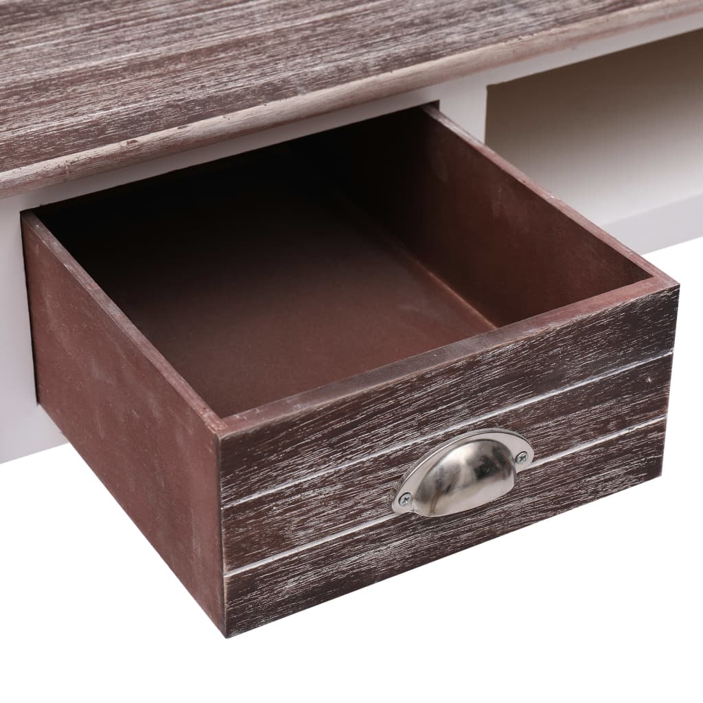 VidaXL Schrijftafel 110x45x76 cm hout bruin
