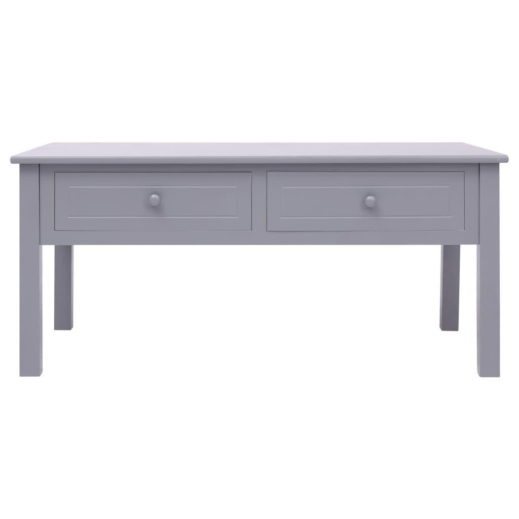 VidaXL Salontafel 100x50x45 cm hout grijs